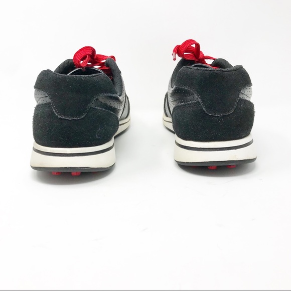 Wilson Ultra BLK Approach All Terrain Leather Golf Shoes Men's 9.5 - Picture 6 of 8